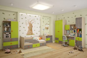 Детская комната Пуговка в Тобольске - tobolsk.katalogmebeli.com | фото