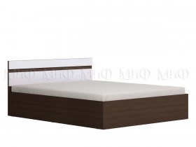 Ким кровать 1,4 (Венге/белый глянец) в Тобольске - tobolsk.katalogmebeli.com | фото