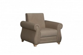Кресло для отдыха "Порто" (велюр киви латте / микровельвет крем) в Тобольске - tobolsk.katalogmebeli.com | фото