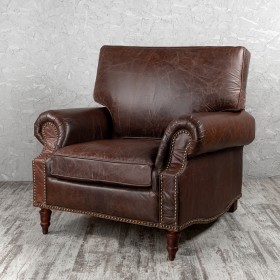 Кресло кожаное Лофт Аристократ (ширина 1100 мм) в Тобольске - tobolsk.katalogmebeli.com | фото