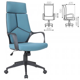 Кресло офисное BRABIX Prime EX-515 (голубая ткань) в Тобольске - tobolsk.katalogmebeli.com | фото
