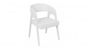 Кресло «Техас 1» (Белый матовый/Экокожа Белый №66) в Тобольске - tobolsk.katalogmebeli.com | фото