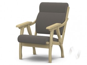 Кресло Вега-10 (бесцветный лак/ULTRA STONE) в Тобольске - tobolsk.katalogmebeli.com | фото 1