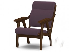 Кресло Вега-10 (орех лак/ULTRA PLUM) в Тобольске - tobolsk.katalogmebeli.com | фото