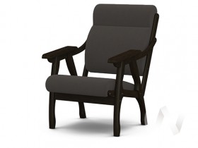 Кресло Вега-10 (венге лак/ULTRA GRAFIT) в Тобольске - tobolsk.katalogmebeli.com | фото 1