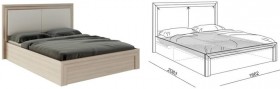 Кровать 1,6 Глэдис (М32) с подъемным механизмом Распродажа в Тобольске - tobolsk.katalogmebeli.com | фото 2