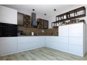 Модульная кухня Бронкс 1,8 м (Кварц) в Тобольске - tobolsk.katalogmebeli.com | фото 5