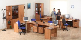 Мебель для персонала Альфа 61 Ольха в Тобольске - tobolsk.katalogmebeli.com | фото