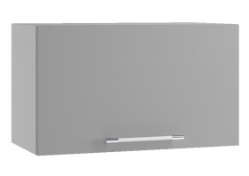 Норд ШВГ 600 Шкаф верхний горизонтальный (Софт смок/корпус Белый) в Тобольске - tobolsk.katalogmebeli.com | фото