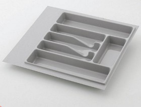Вкладыш для кухонных принадлежностей, серый, Volpato 300 мм в Тобольске - tobolsk.katalogmebeli.com | фото