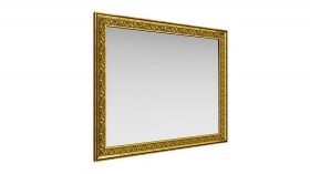 Зеркало навесное "Айрум"/(дуб кальяри / профиль: золото с орнаментом) в Тобольске - tobolsk.katalogmebeli.com | фото
